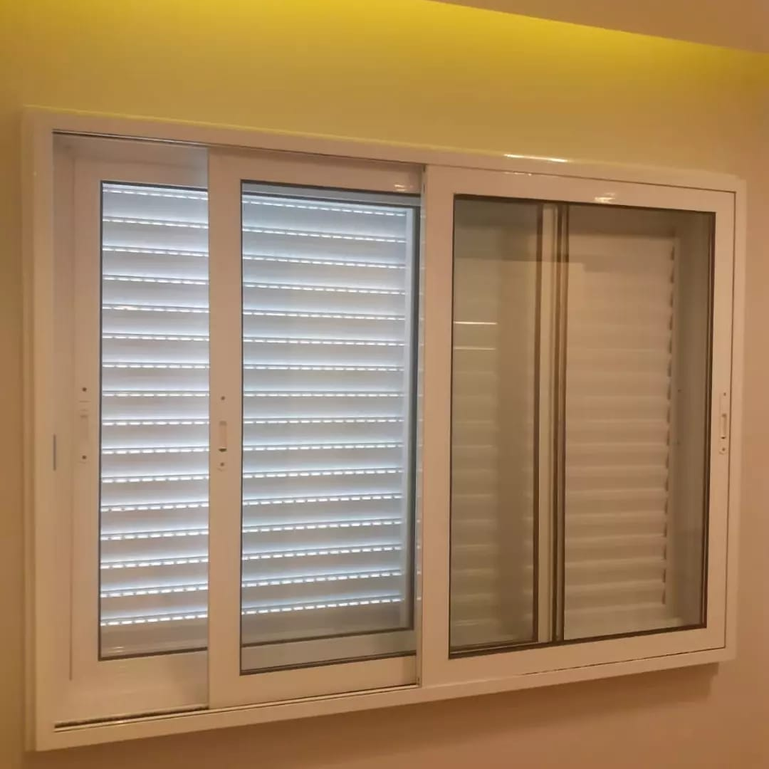 Janela antirruído de correr sobreposta 01