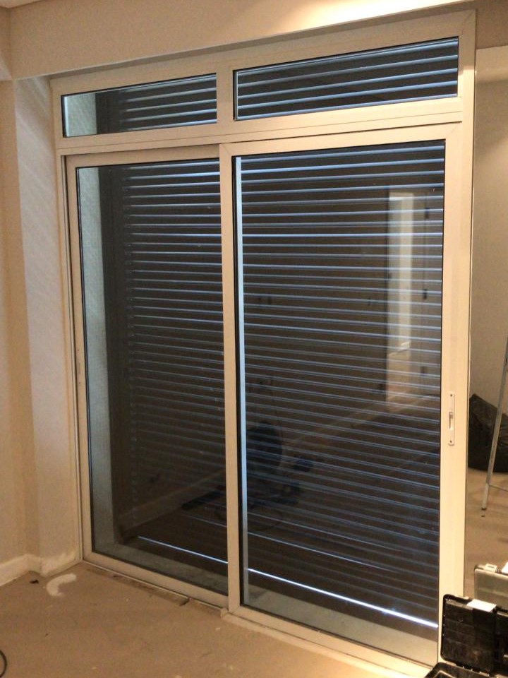 Porta acústica de correr 02 folhas 04