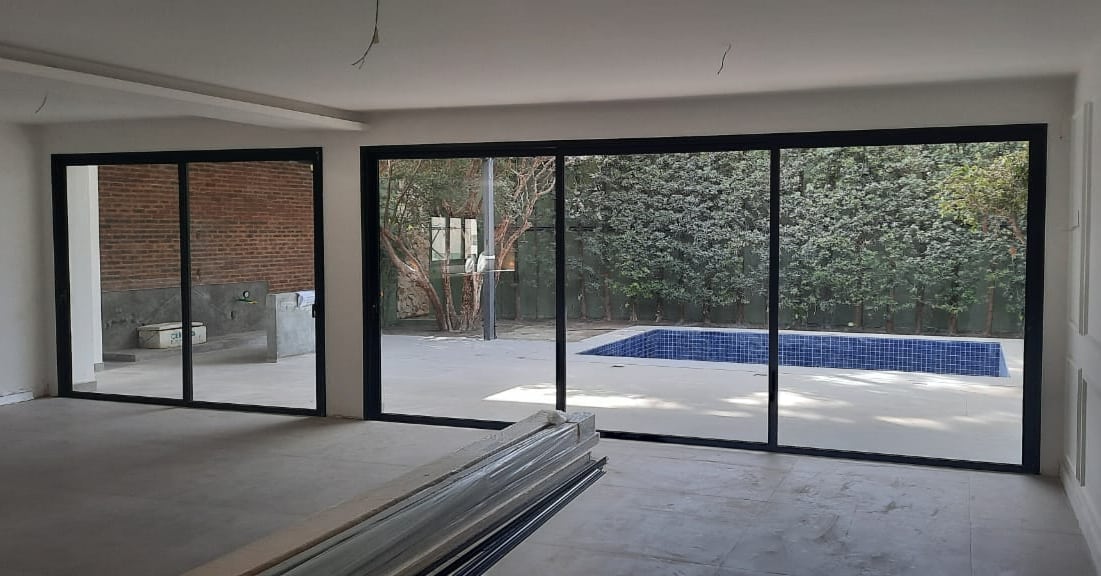 Portas acústicas de correr para residência